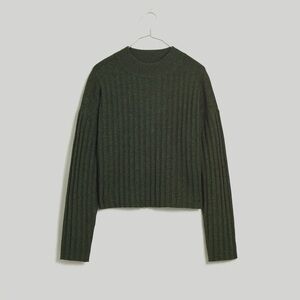 Mockneck Crop Sweater